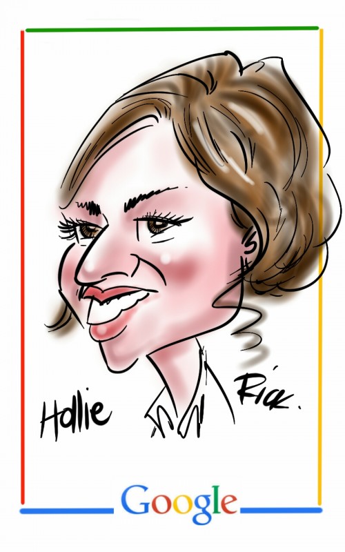 iPad caricature for Google